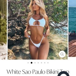 New w tags Sanori swim top.